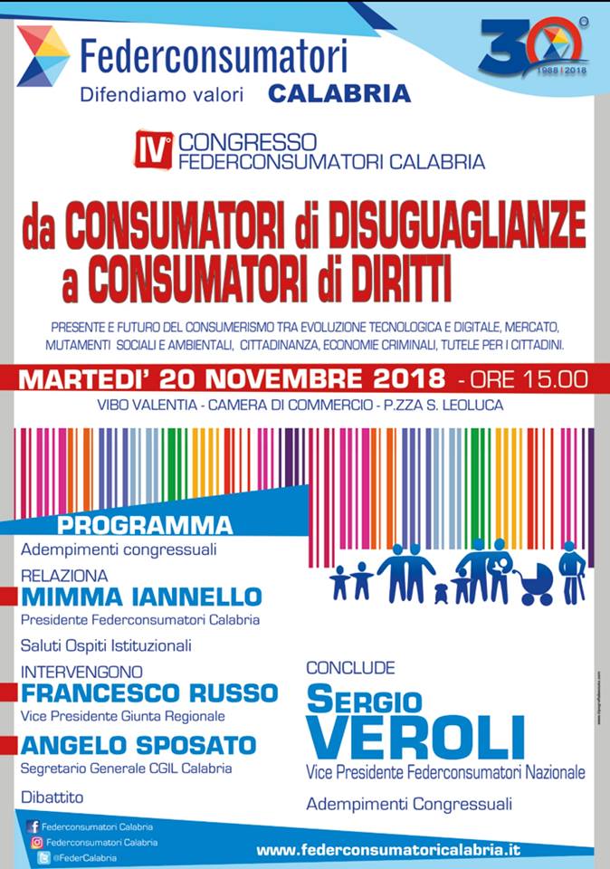 IV° Congresso Regionale di Federconsumatori Calabria